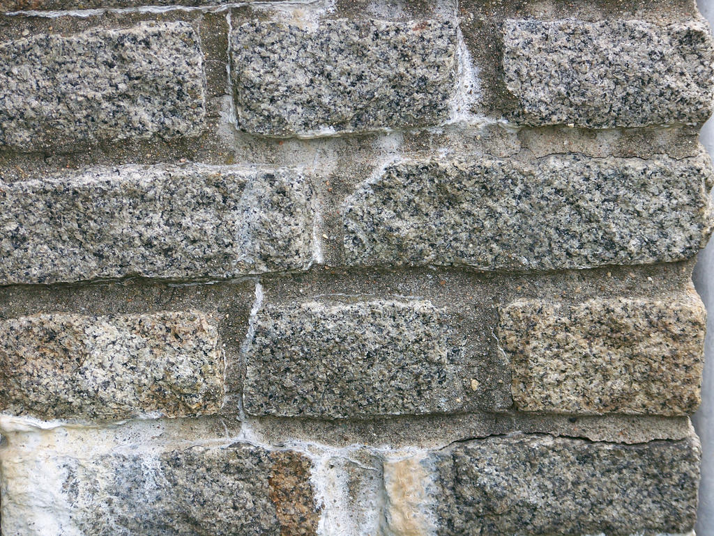 grey bricks stock