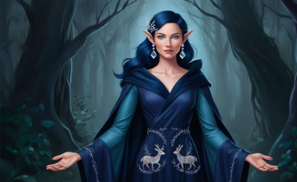 Elf - Witch in a dark forest by 123IwillDraw on DeviantArt