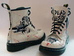 The Walking Dead customised Dr Martens by RTyson
