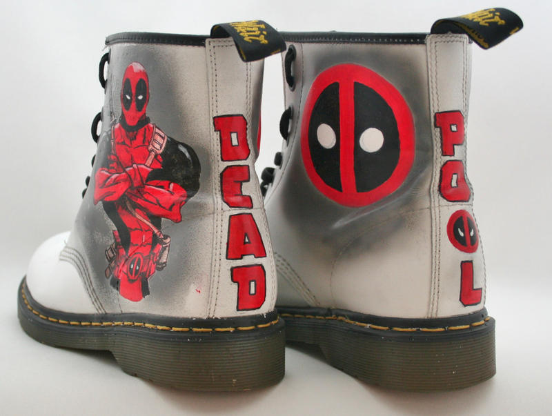 Deadpool Dr Martens by RTyson