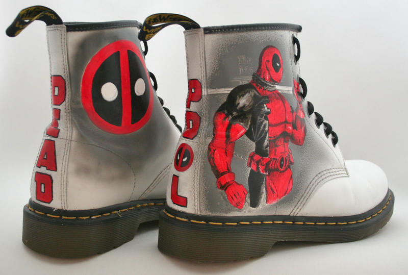 Deadpool Dr Martens by RTyson
