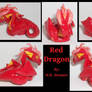 Custom Red Dragon Figure