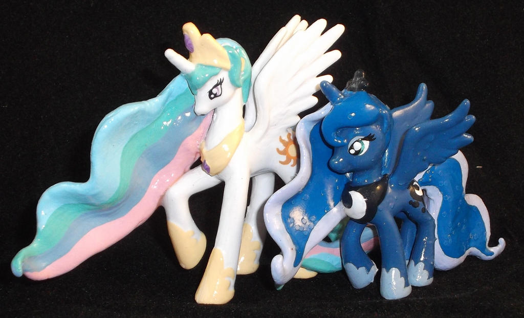 Princess Celestia and Princess Luna Blindbags by Gryphyn-Bloodheart