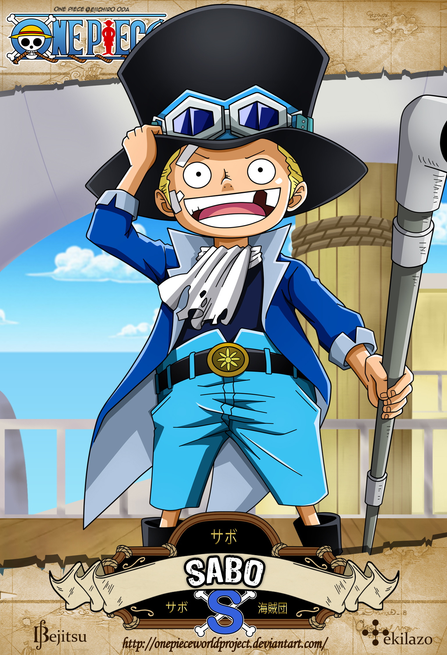 One Piece Sabo By Onepieceworldproject On Deviantart