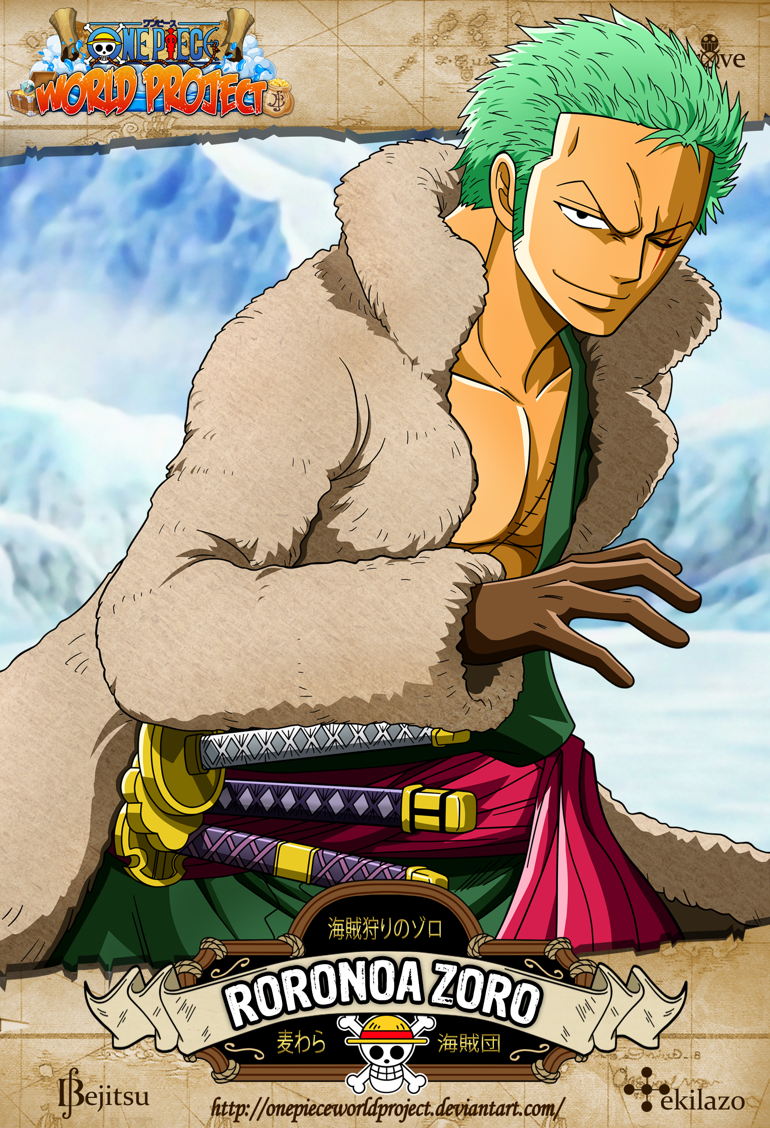 Perfil Roronoa Zoro by Onepieceyoteamo on DeviantArt