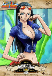 Nico Robin On One Piece Esp Deviantart
