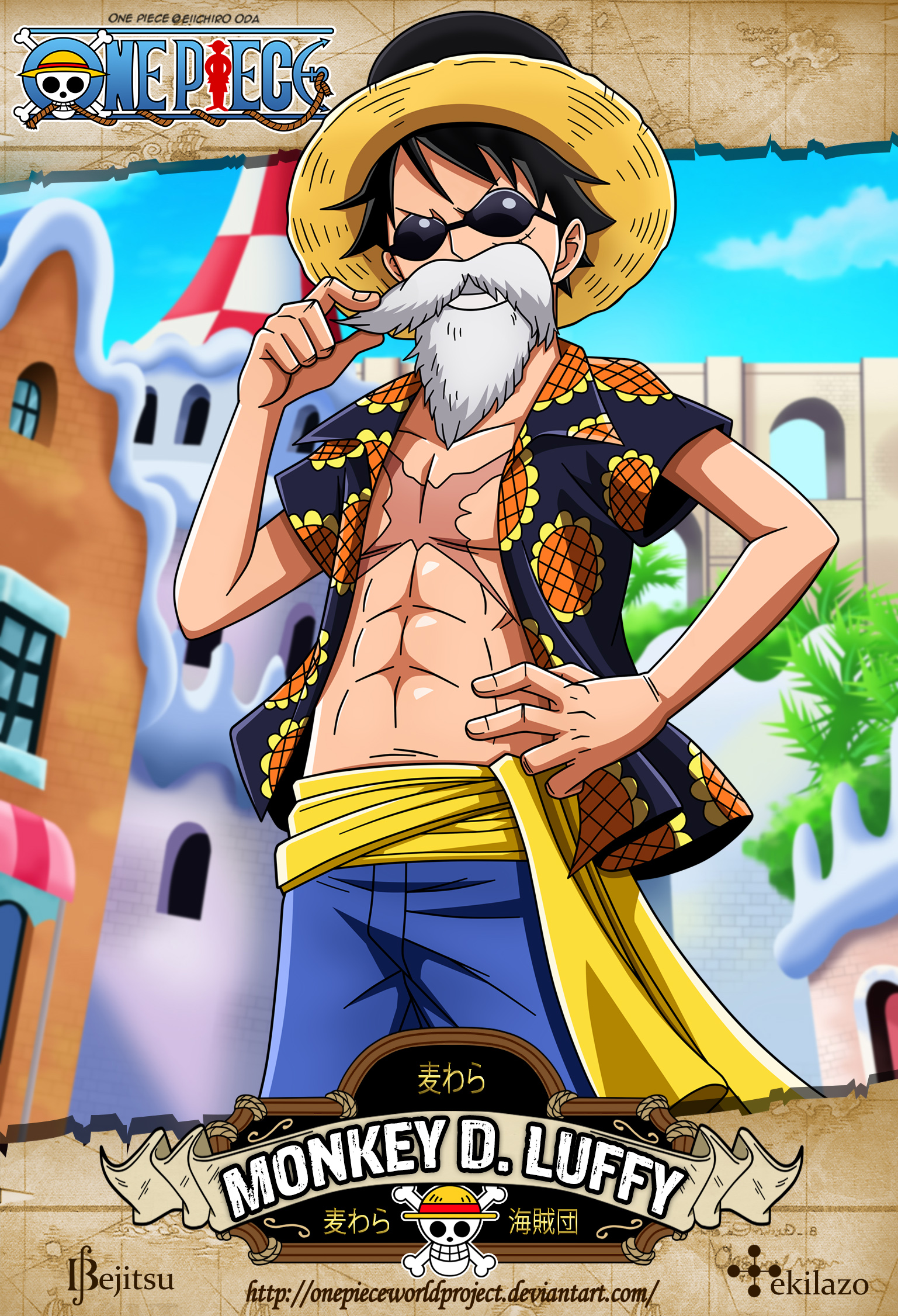 One Piece] Monkey D. Luffy (Dressrosa) by YGR64 on DeviantArt