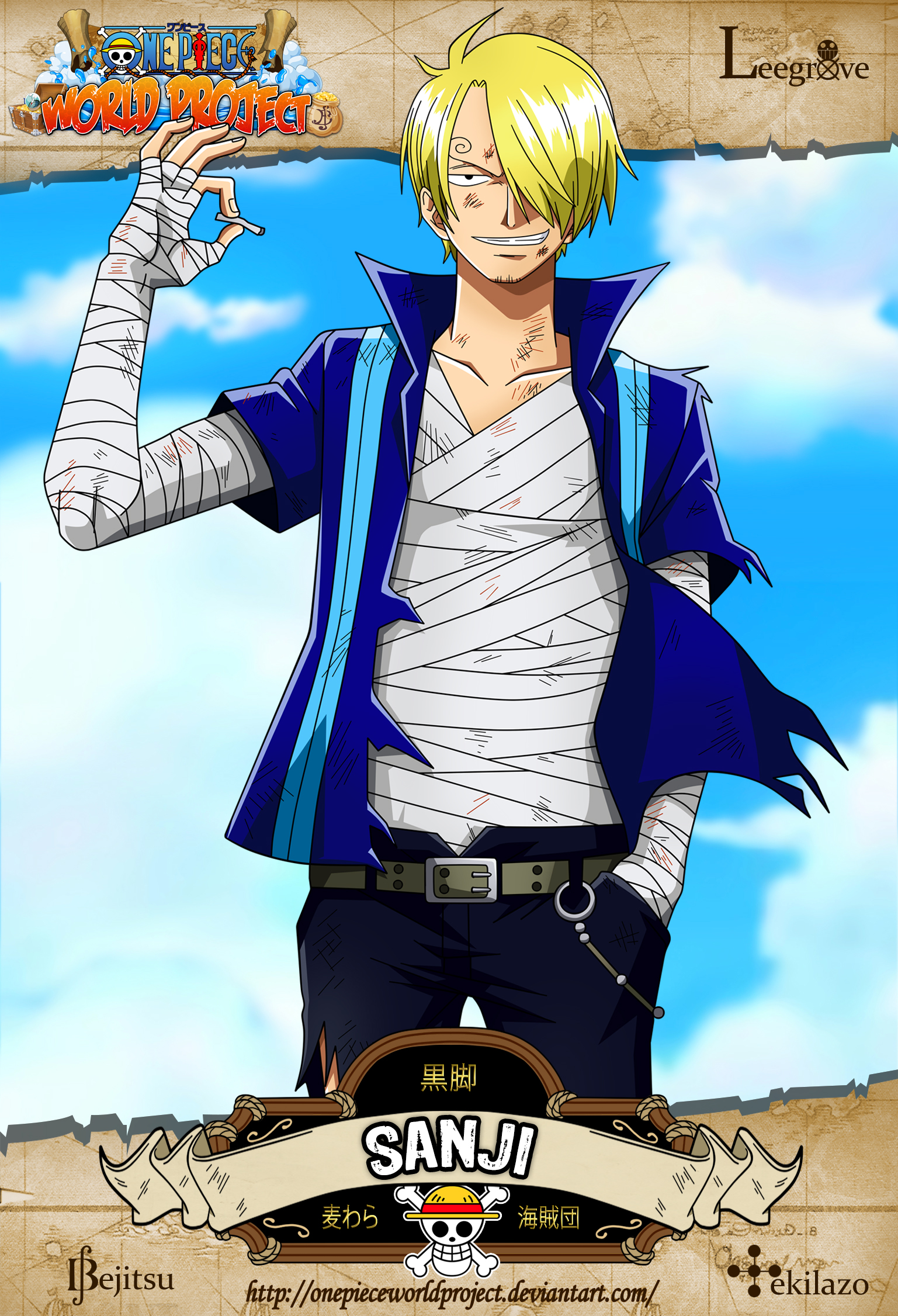 One Piece - Sanji by OnePieceWorldProject on DeviantArt