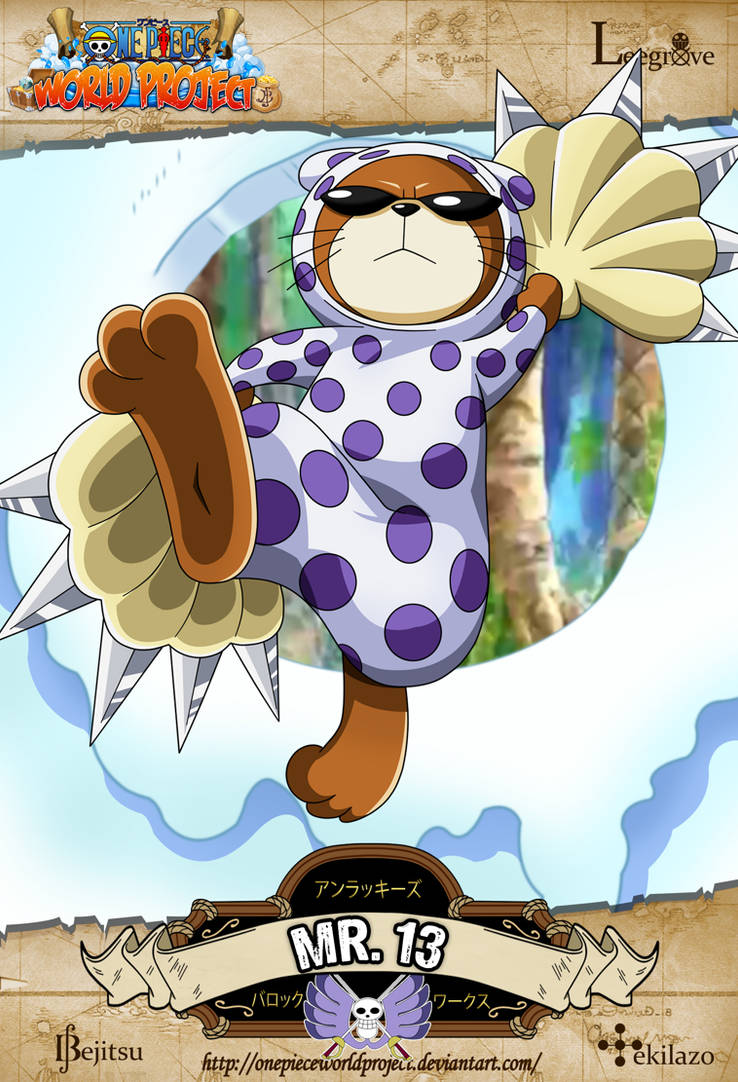 One Piece Mr 13 By Onepieceworldproject On Deviantart One Piece Mr 13 By Onepieceworldproject On Deviantart
