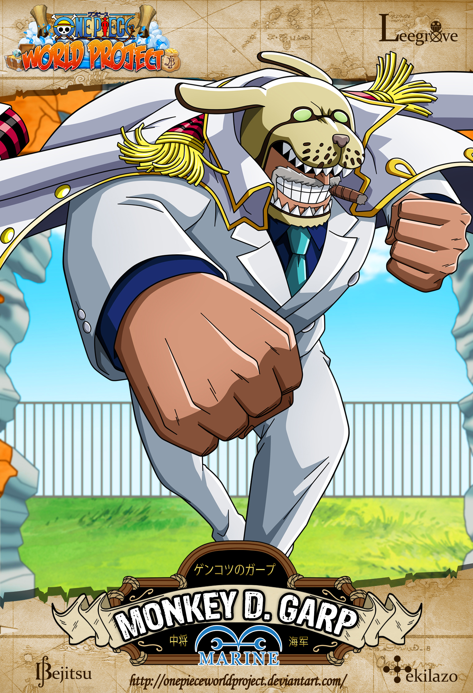 One Piece - Monkey D. Garp by OnePieceWorldProject on DeviantArt