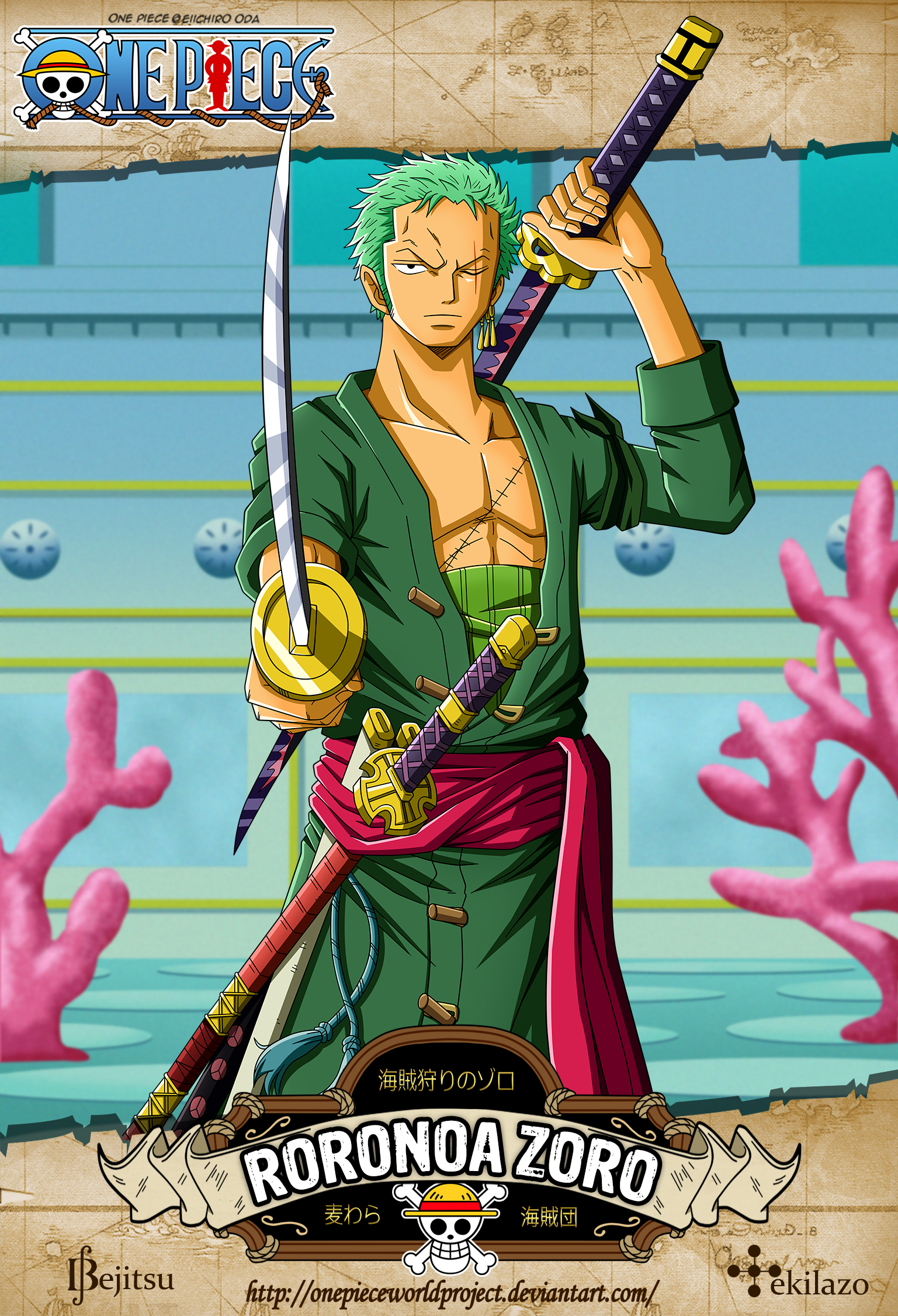 Roronoa Zoro by hobbj on DeviantArt