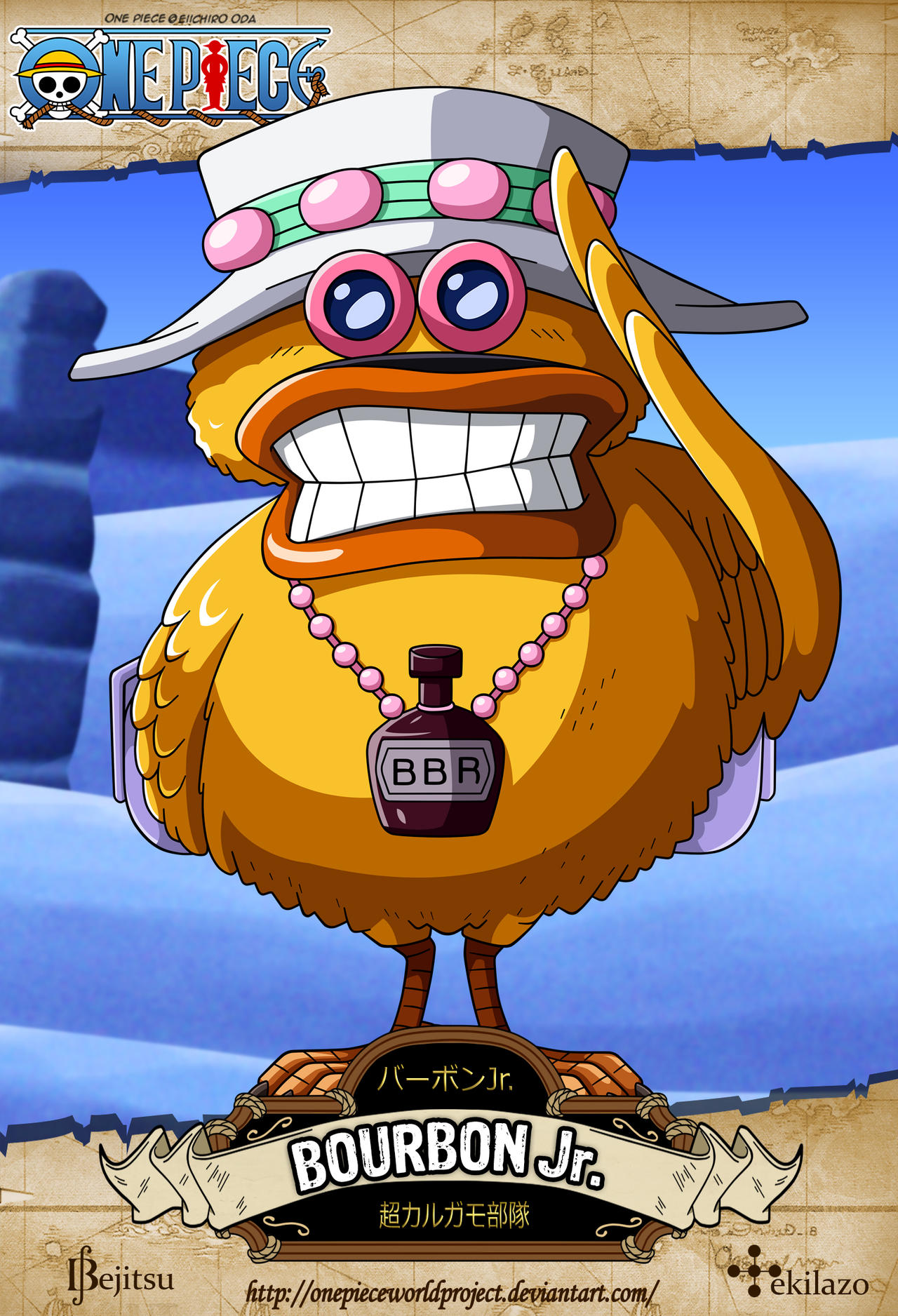 One Piece Bourbon Jr. by OnePieceWorldProject on DeviantArt