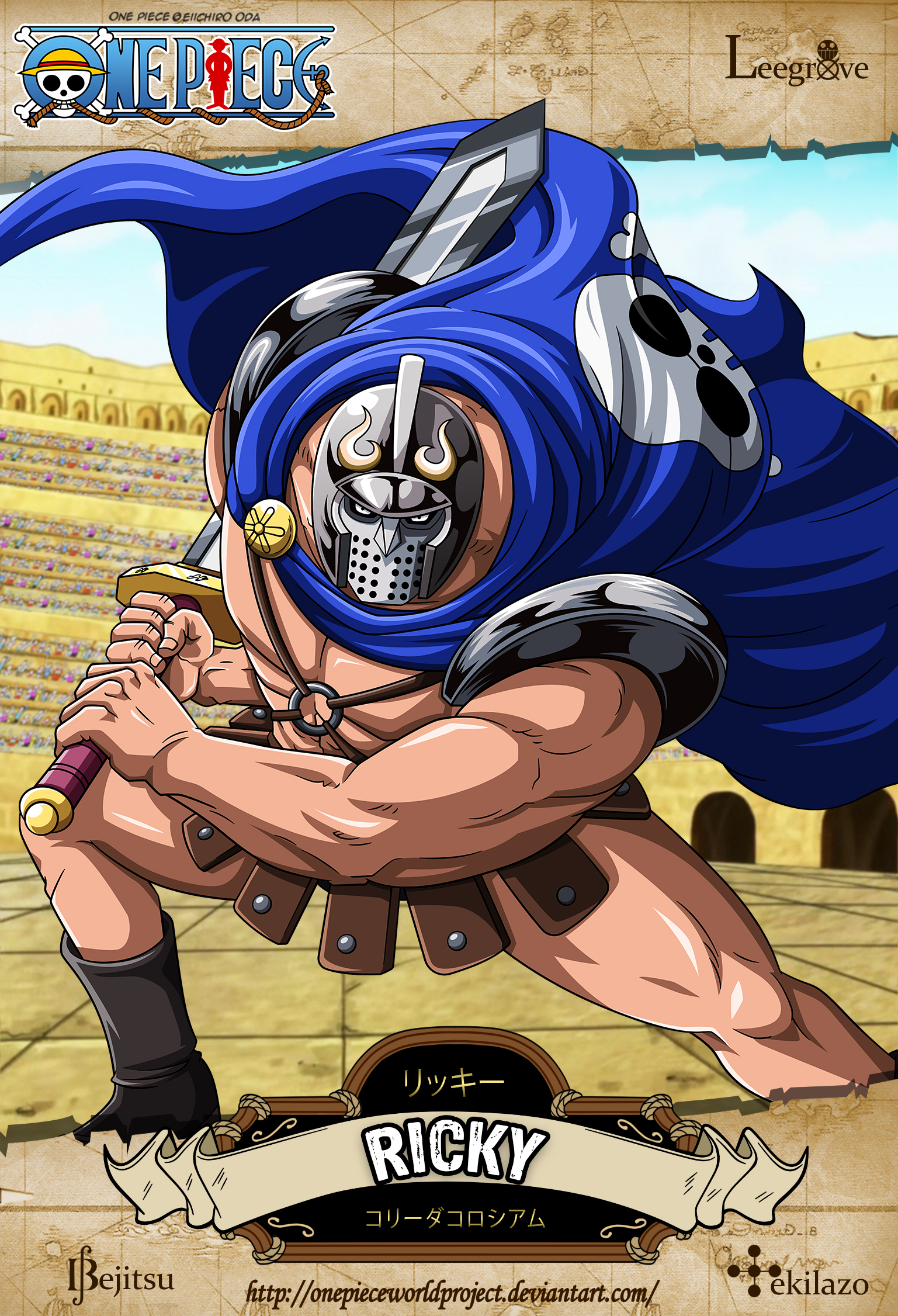 One Piece Ricky By Onepieceworldproject On Deviantart One Piece Ricky By Onepieceworldproject On Deviantart