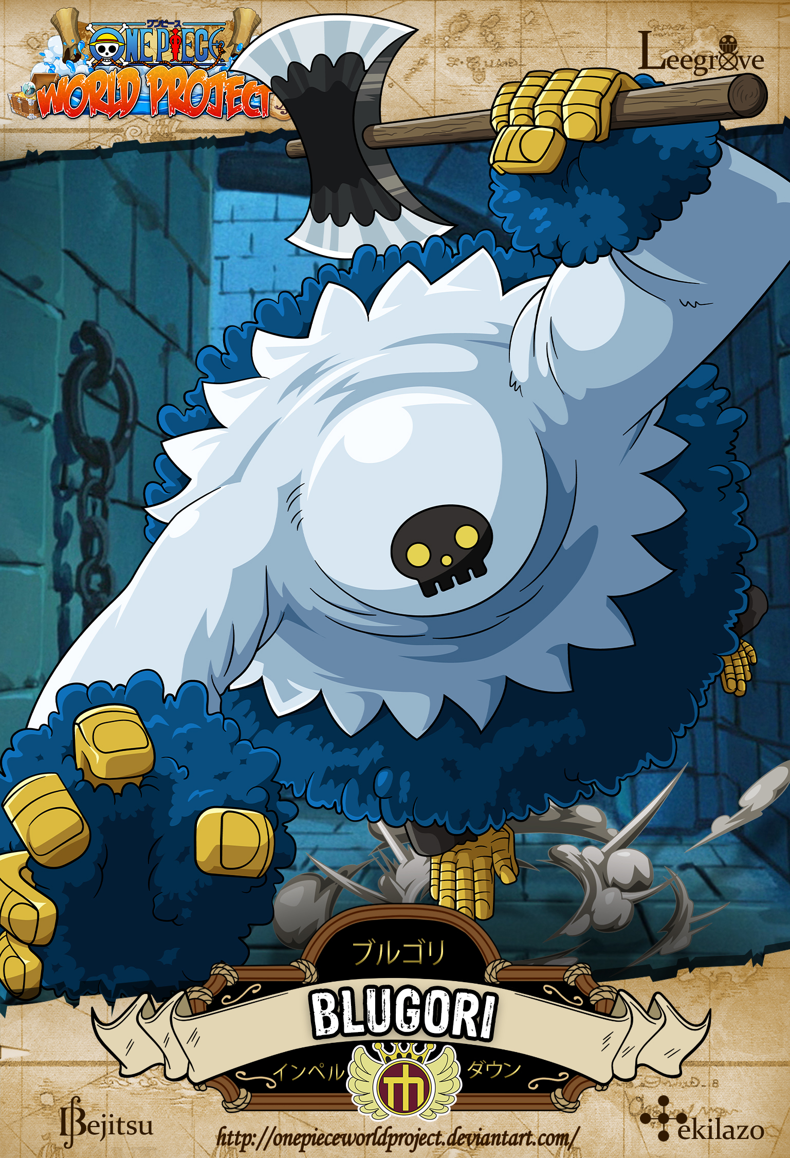 One Piece Blugori By Onepieceworldproject On Deviantart