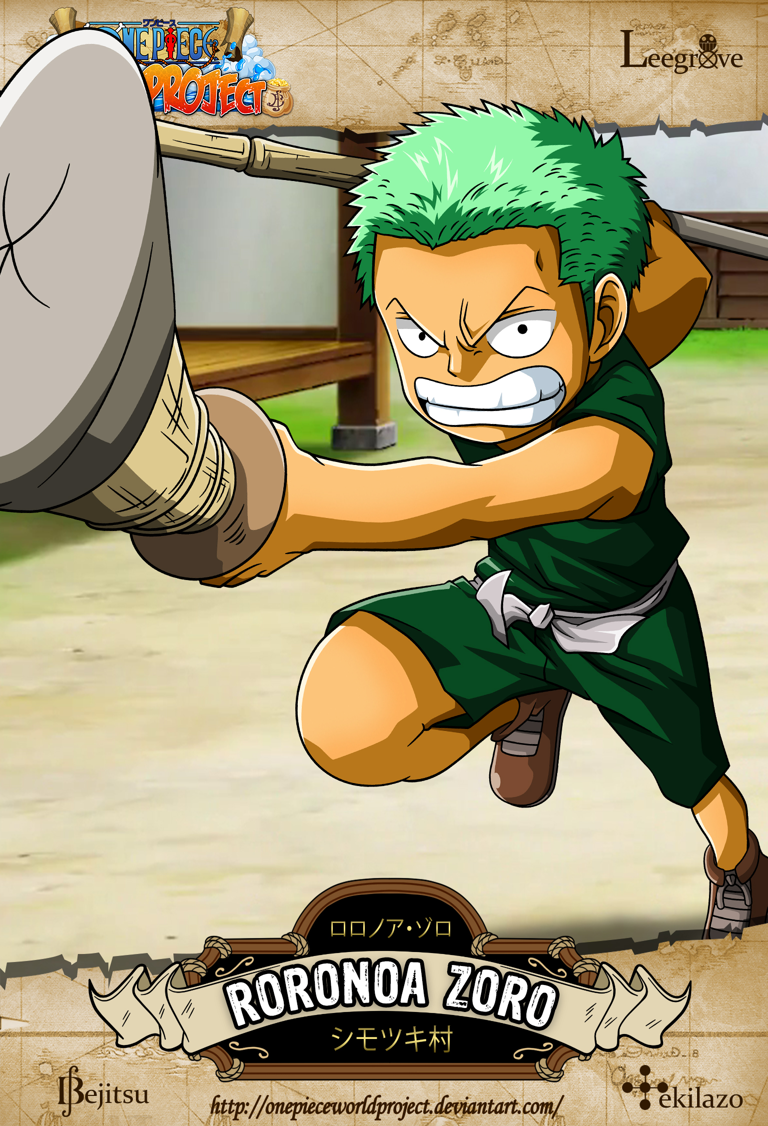 Roronoa Zoro by eXaltoCoitus on DeviantArt