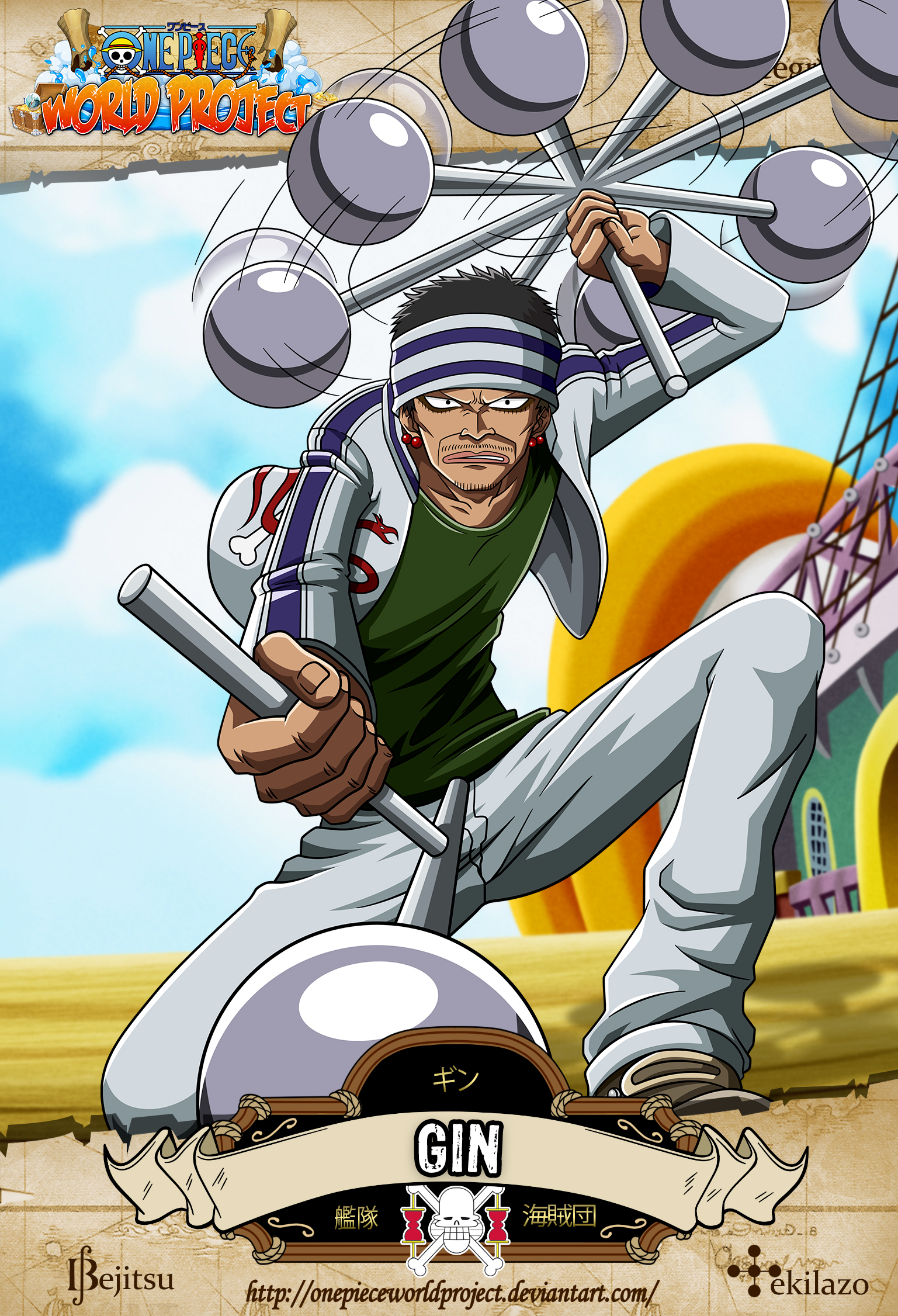 Gin, One Piece Wiki