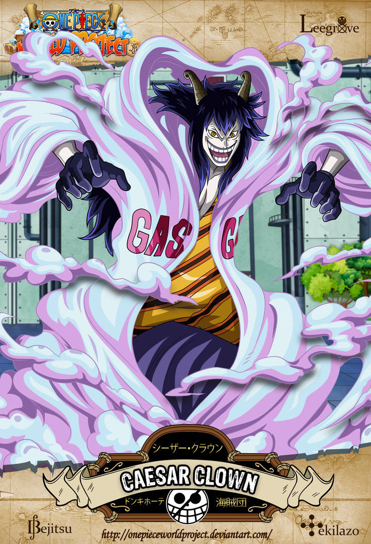 One Piece - Caesar Clown by OnePieceWorldProject on DeviantArt
