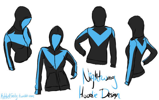 Nightwing Hoodie Design