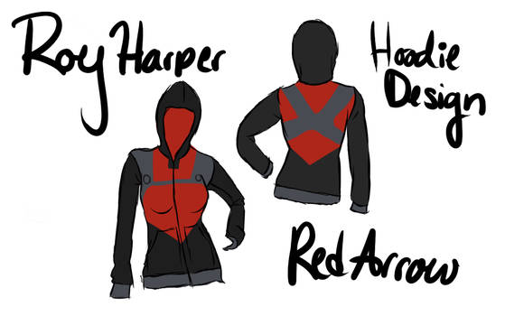 Red Arrow Hoodie Design