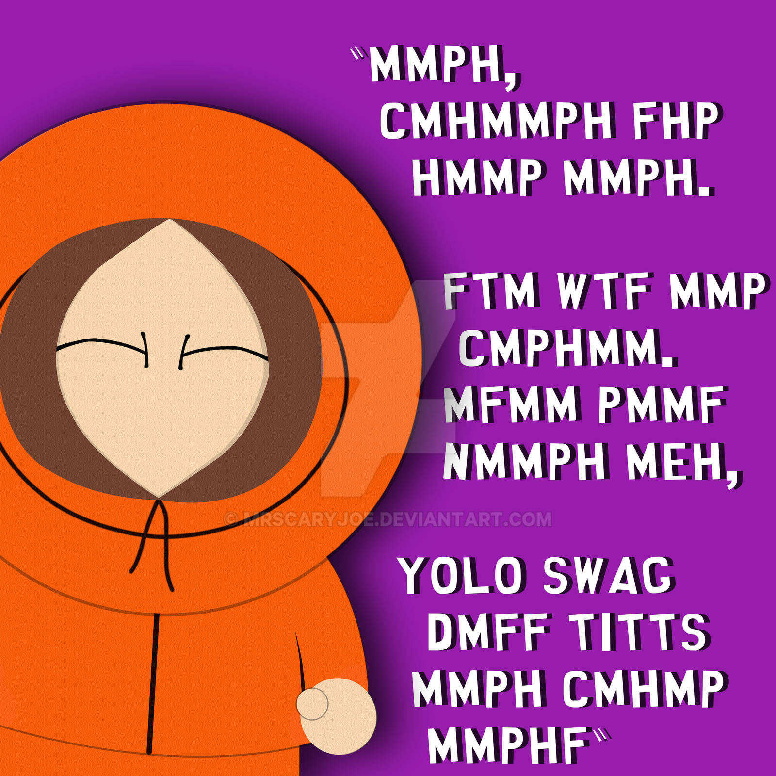 What Kenny Says In The South Park Intro What Does Kenny Say On The South Park Intro