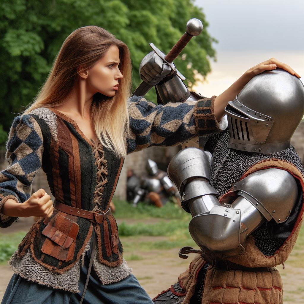 Defeating Knight by AiArtistimage on DeviantArt