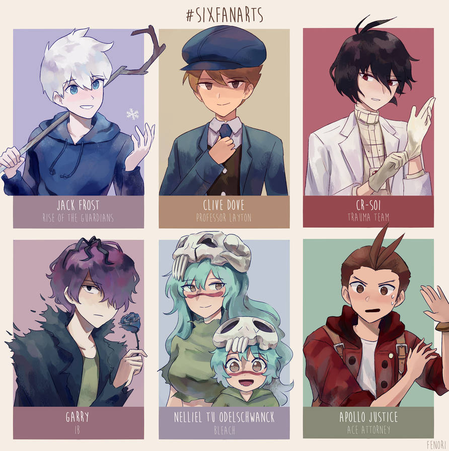 Six Fans Six Fan Arts by Fenori on DeviantArt
