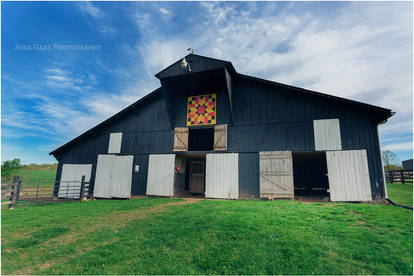 Rustic Barn with Quilt Artwork