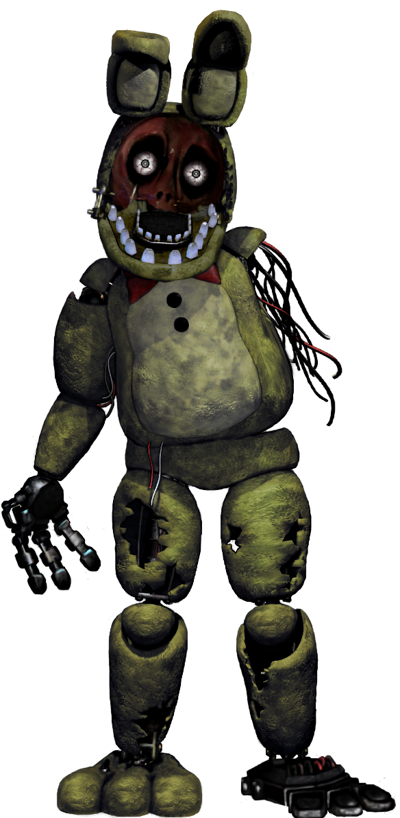 Springtrap Mask Off SpringTrap Redisign NO face Plate by tomtomgil on DeviantArt