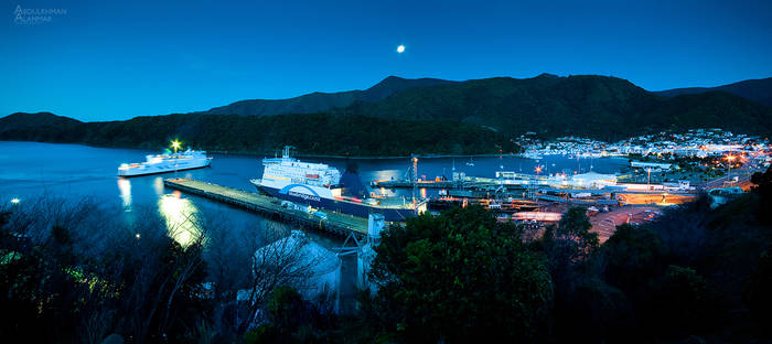 Picton with moon