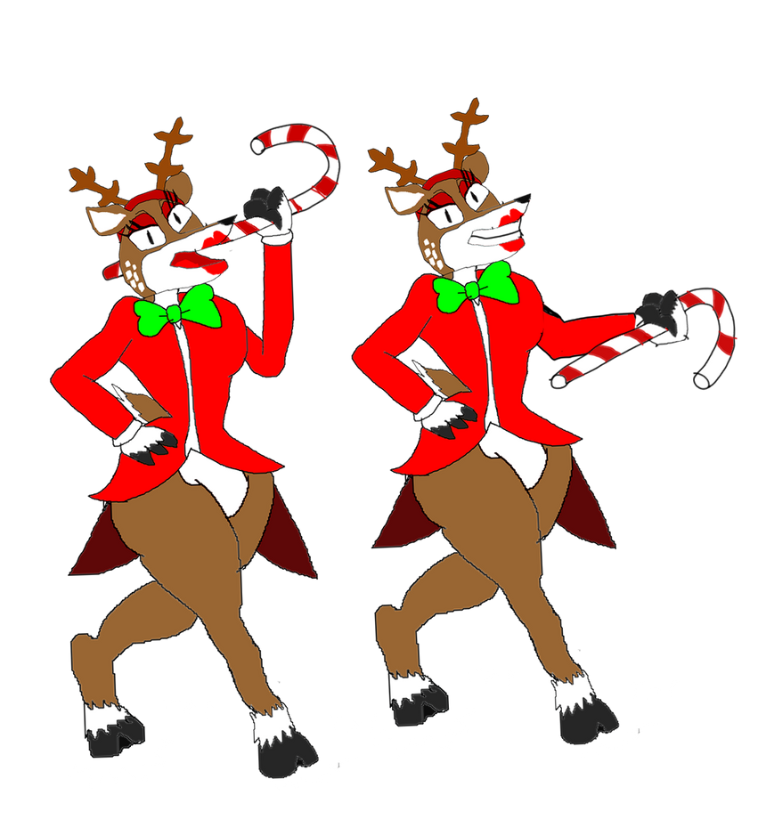 Tap Dancing Reindeer Twins By Perkmeupnow On DeviantArt Tap dancing reindeer twins by perkmeupnow on deviantart