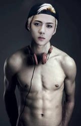 sehun-sexy body!!