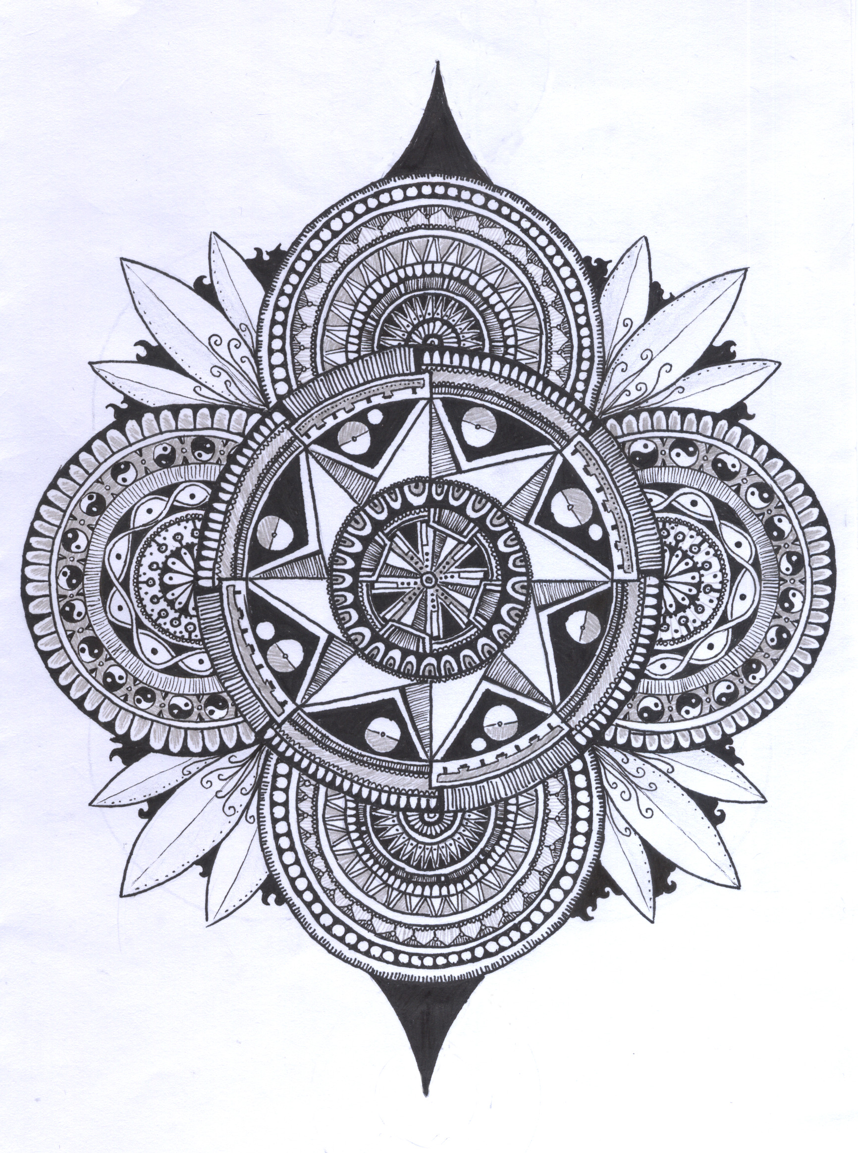 Random Doodle #5 - mandala