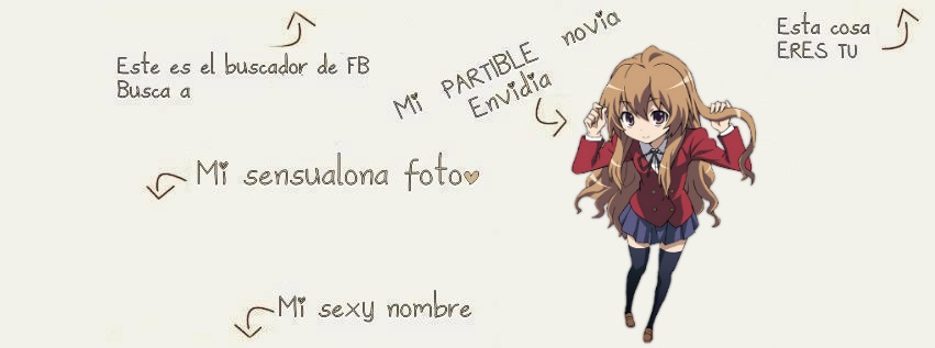 Portada de Facebook para chicos otakus (Taiga)