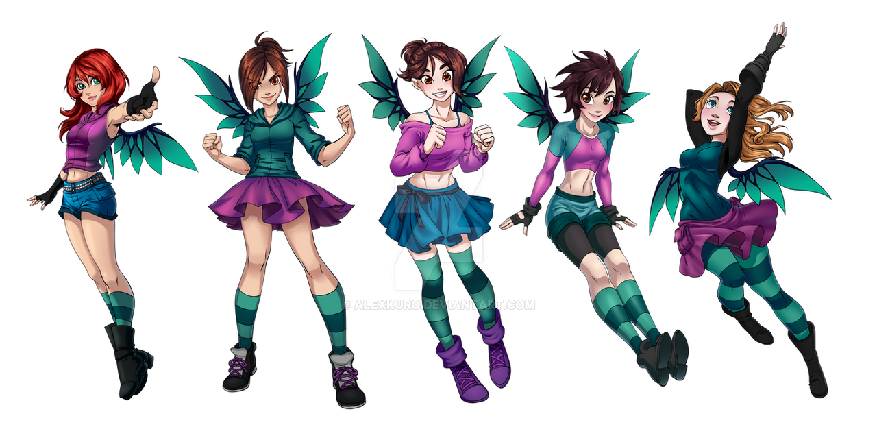 C.R.A.F.T. (W.I.T.C.H. Guardian OCs full team)