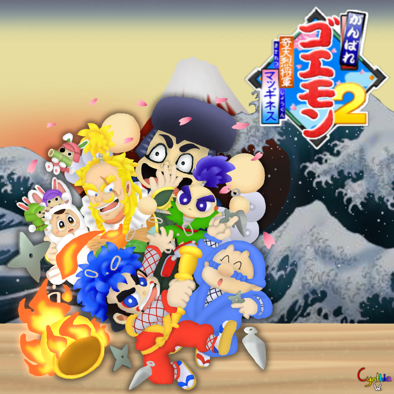 Ganbare Goemon 2 (SNES) - Artwork Remake by CynthiaWijaya2000 on DeviantArt