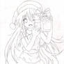 Merry Christmas Shana Lineart