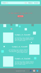 Website layout (PixelART)