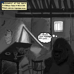 A. Gorilla comic panel