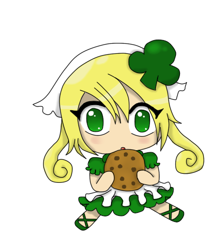 Shugo Chara Su with a cookie