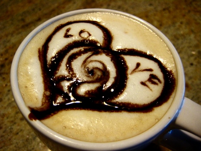 Love latte art