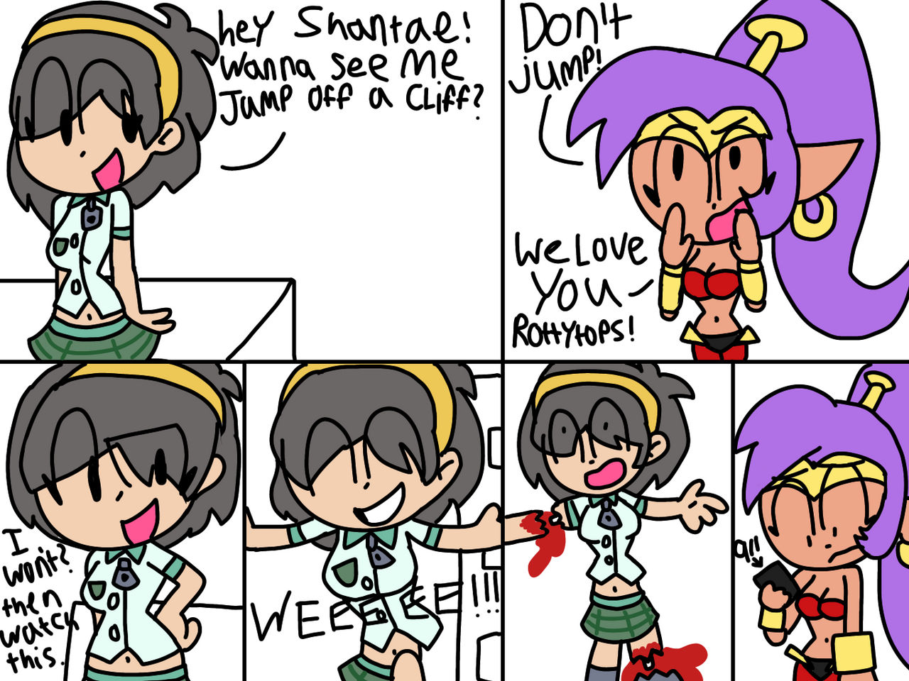 How Rottytops became a zombie (TW: Blood) by landyyyo2 on DeviantArt