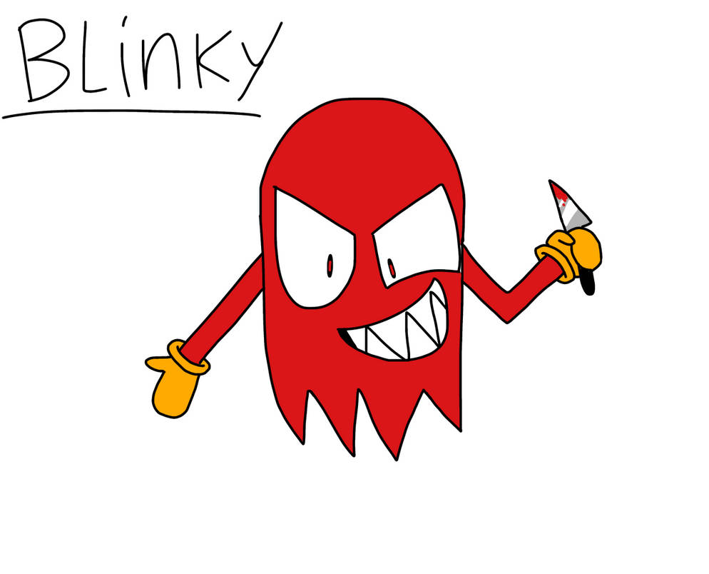 Blinki Pacman Pacman horror AU - Blinky! by landyyyo2 on DeviantArt