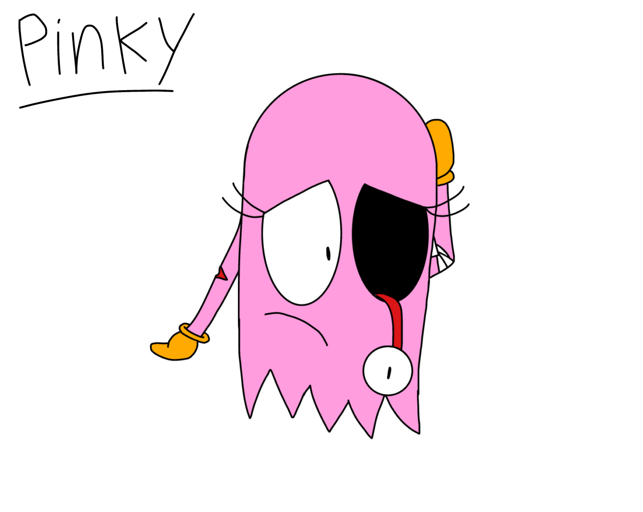 Pinkey Pacman Pacman horror AU - Pinky! by landyyyo2 on DeviantArt