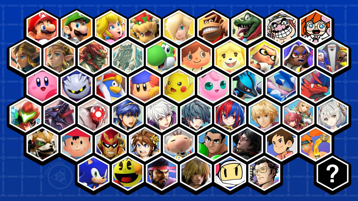 Mario Smash Roster My Super Smash Bros 6 Roster (OLD) by RBSpecial97 on DeviantArt