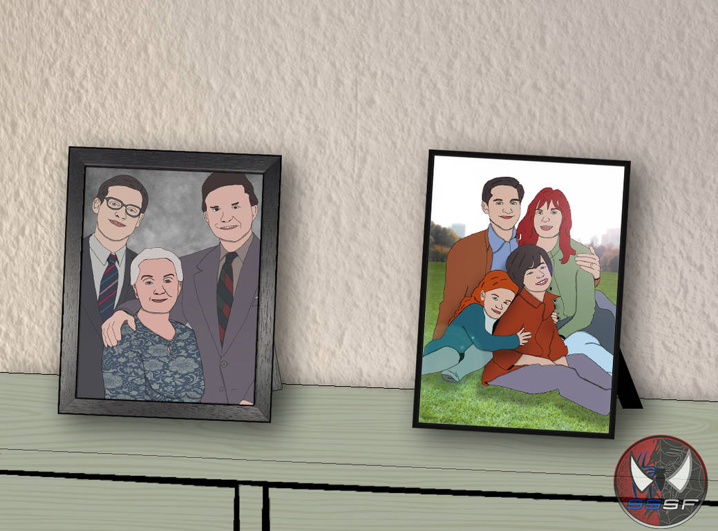 The Parker Family Portraits (Sam Raimi) by SuperiorSpyder2002 on DeviantArt