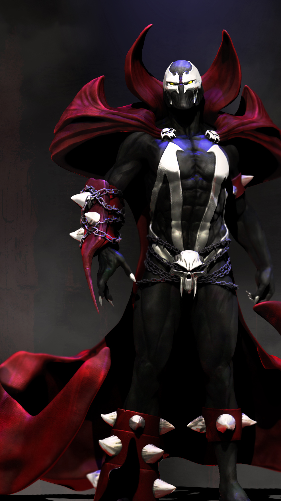 Spawn sculpt by midicon on DeviantArt