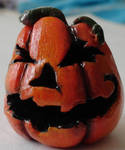 Jackolantern dread bead by Kohllewis