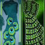 Binary and Feather Scarfs