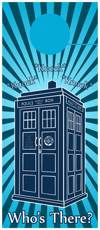 Tardis Door Hanger