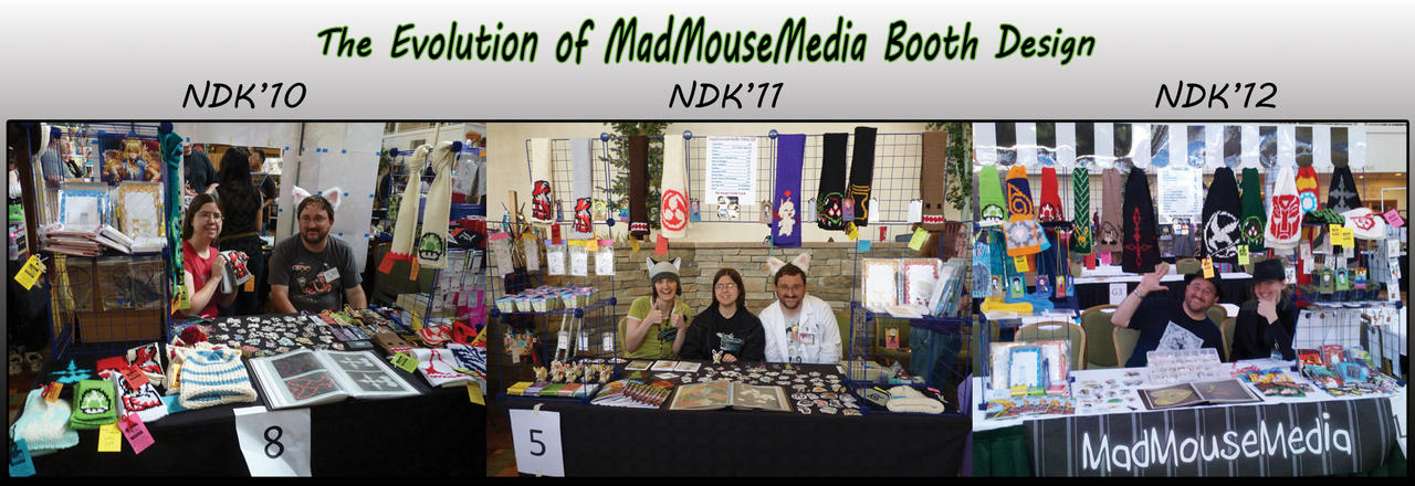 NDK Booth Evolution and Thanks